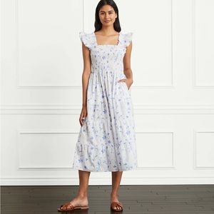 Hill House Ellie Nap Dress in Blue Botanical